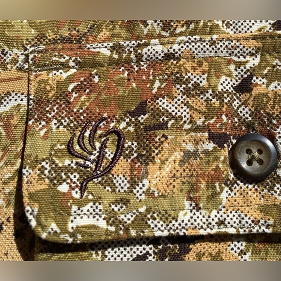 NWT Duck Camp Midland 2.0 Camo Camouflage Button Up Shirt Men’s Size XL Tall - Picture 4 of 10